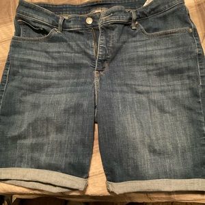 Blue jeans shorts